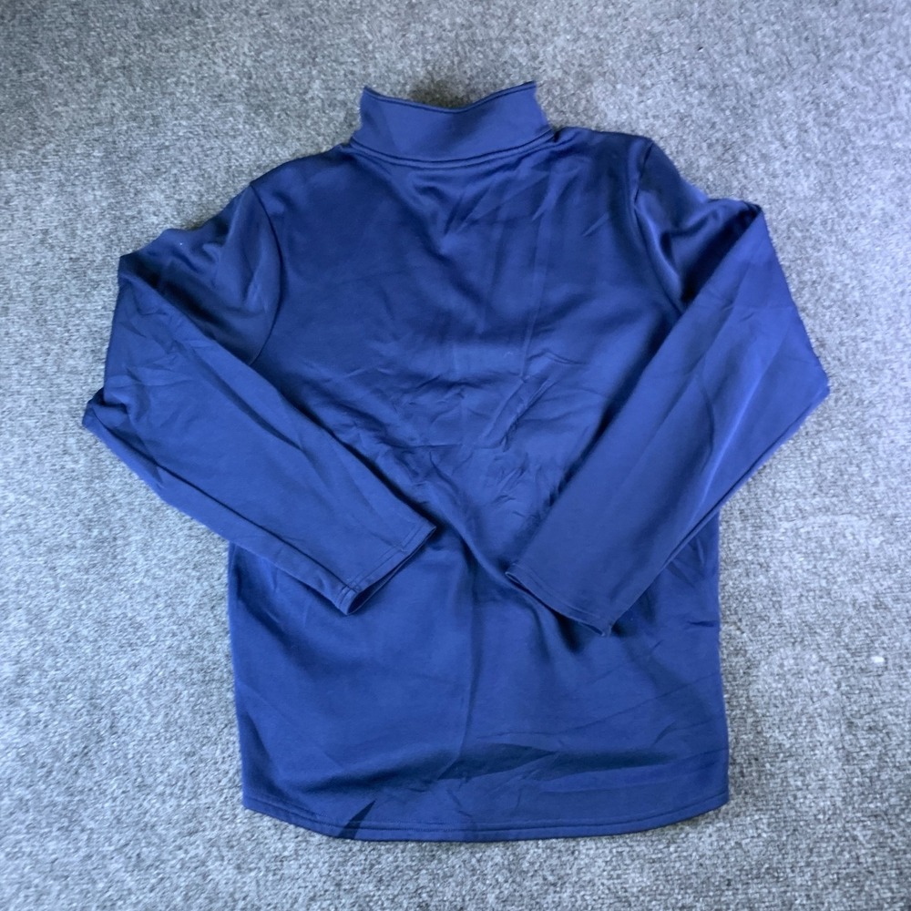 Under Armour Jacket Mens Medium Royal Blue Good Fleece Lined Quarter Zip 1359855 - Picture 8 of 9